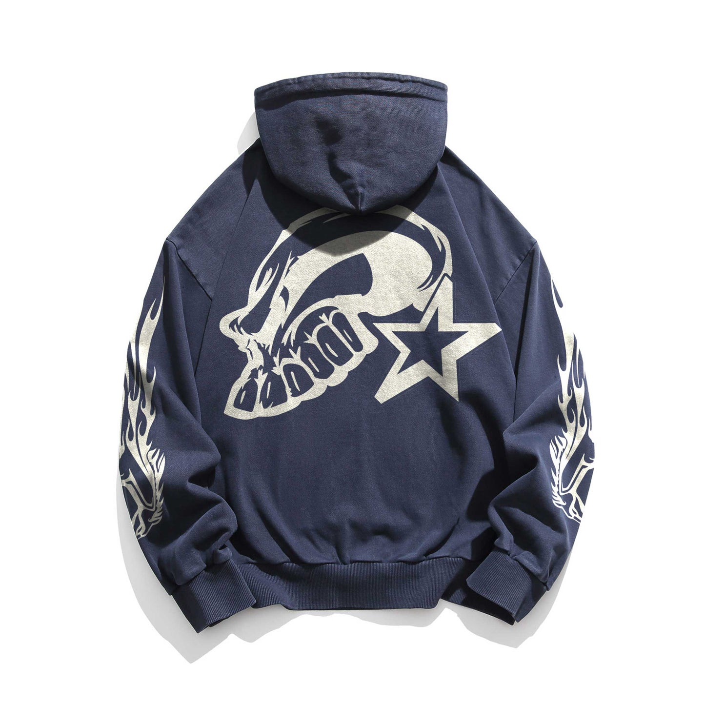 GHOST FLAMES - Washed Hoodie