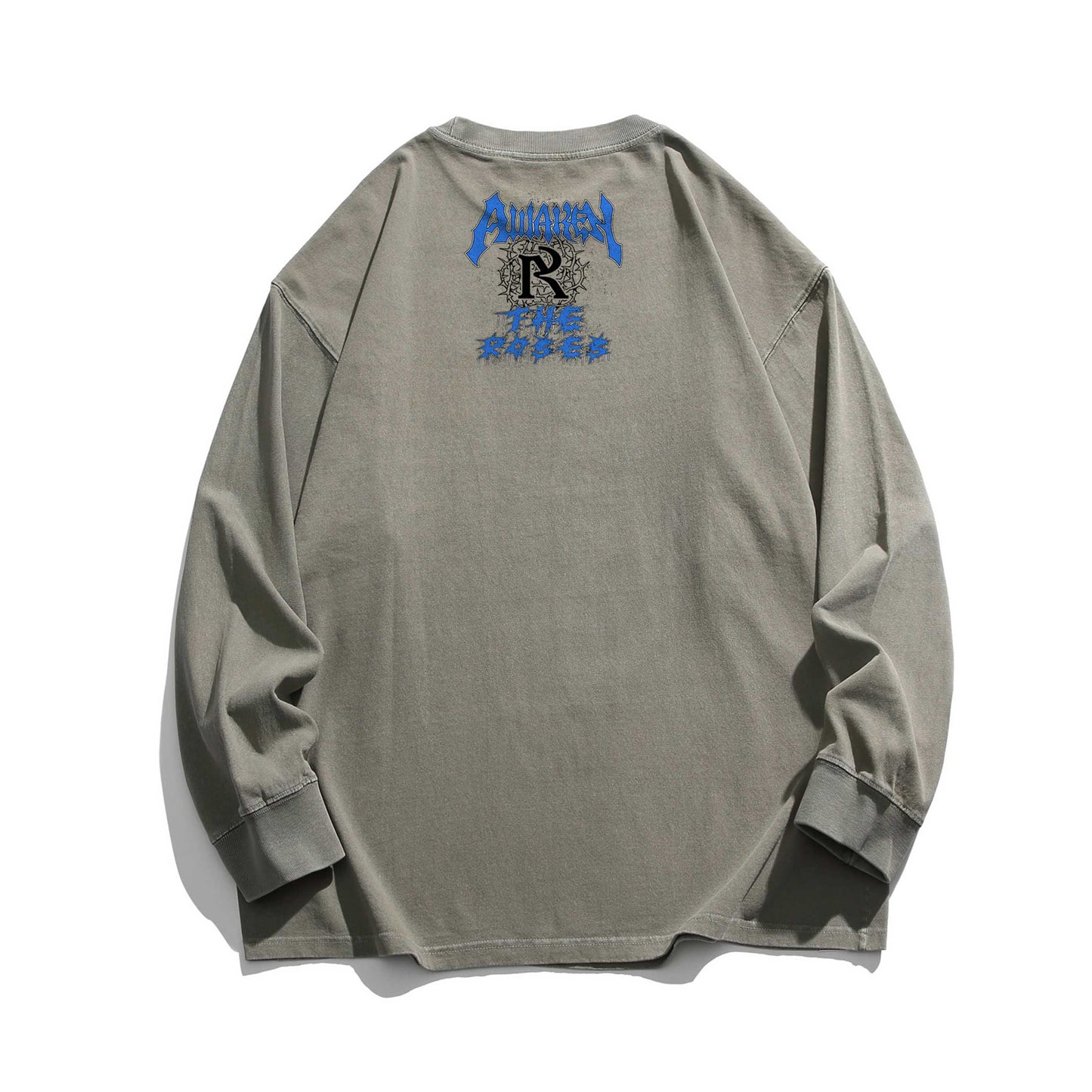 CROSS ROSE - Washed Long sleeve T-shirt