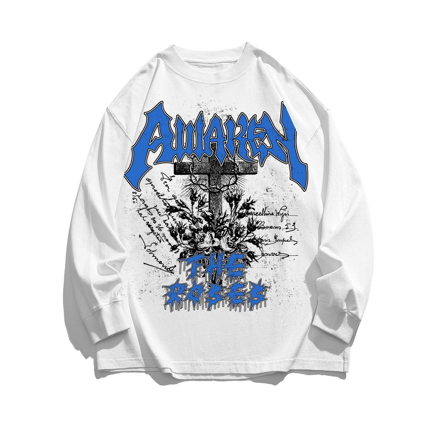 CROSS ROSE - Washed Long sleeve T-shirt