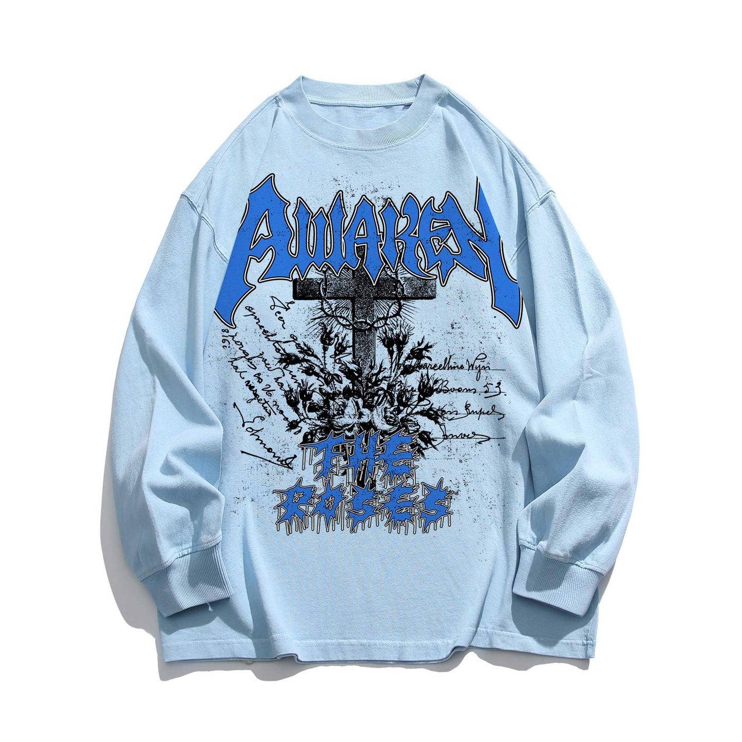 CROSS ROSE - Washed Long sleeve T-shirt