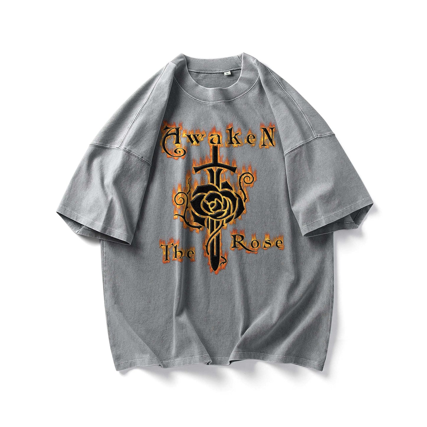 AWAKEN THE ROSE - Washed Vintage T-shirt