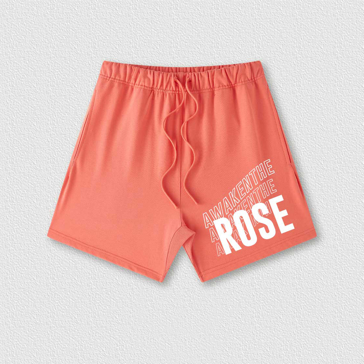 BASIC SHORTS - Melon Red