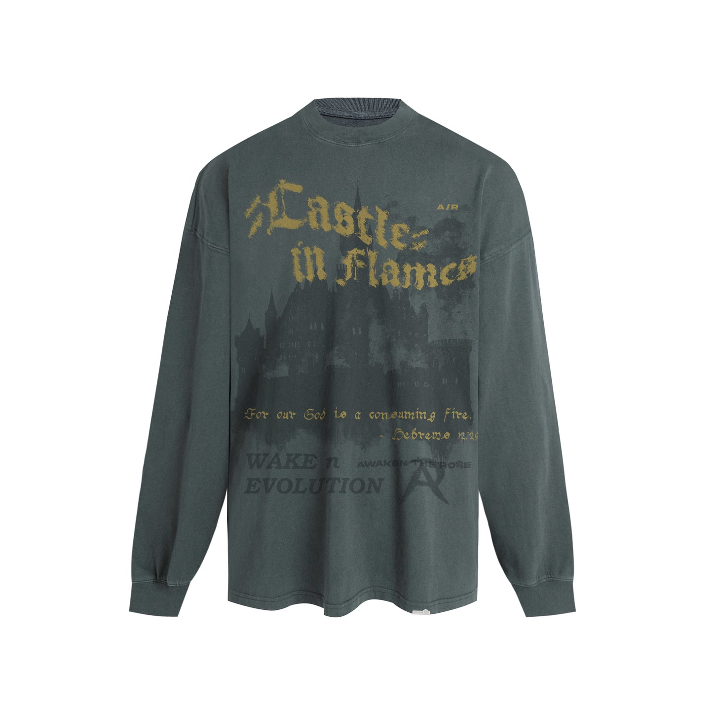 CASTLE - Washed Long Sleeve T-Shirt