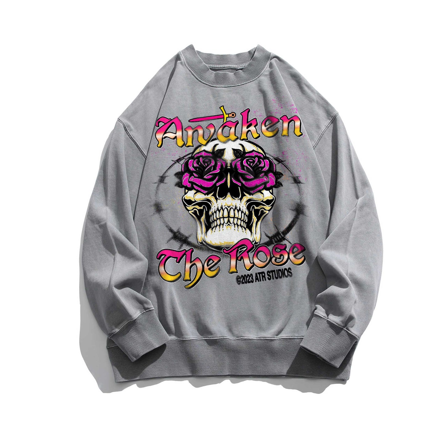 SKELETON RIM - Washed Sweatshirt