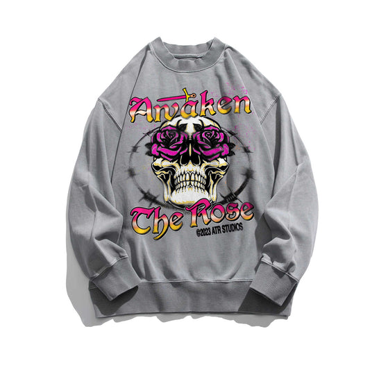 SKELETON RIM - Washed Sweatshirt