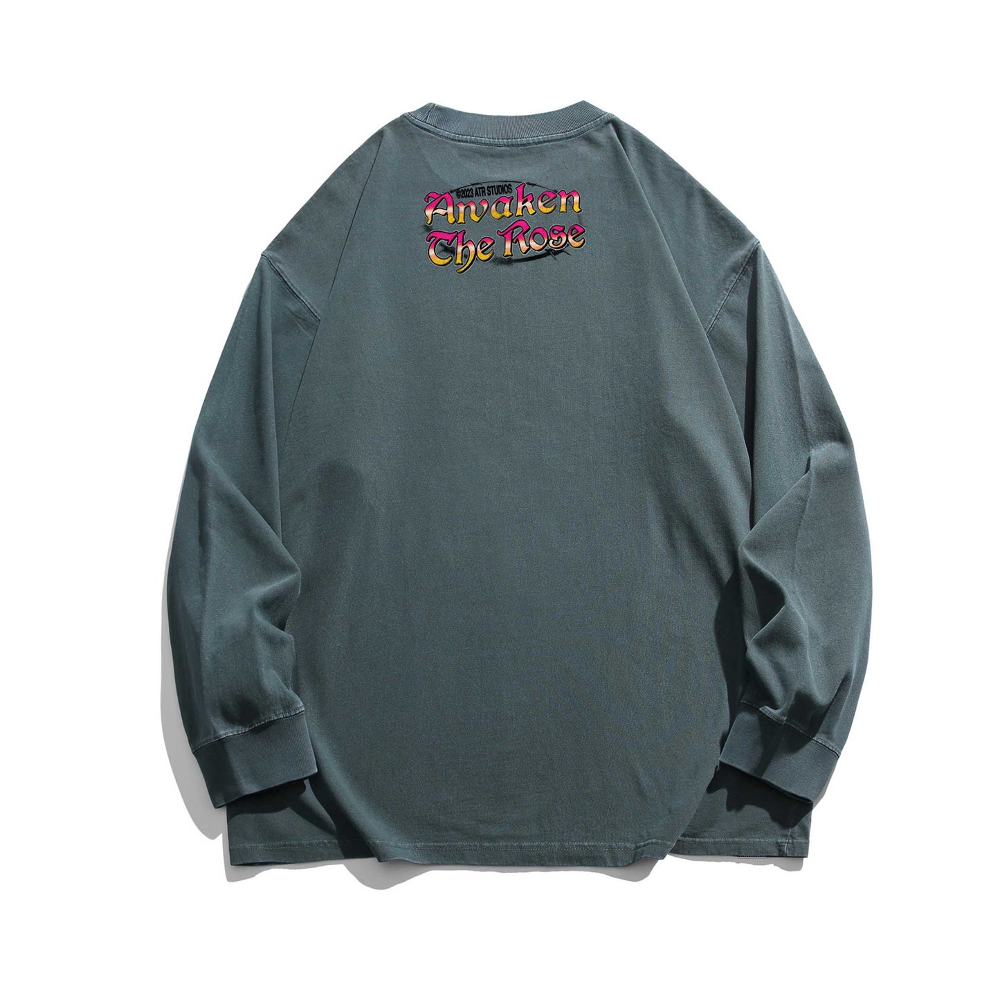 SKELETON RIM - Washed Long sleeve T-shirt