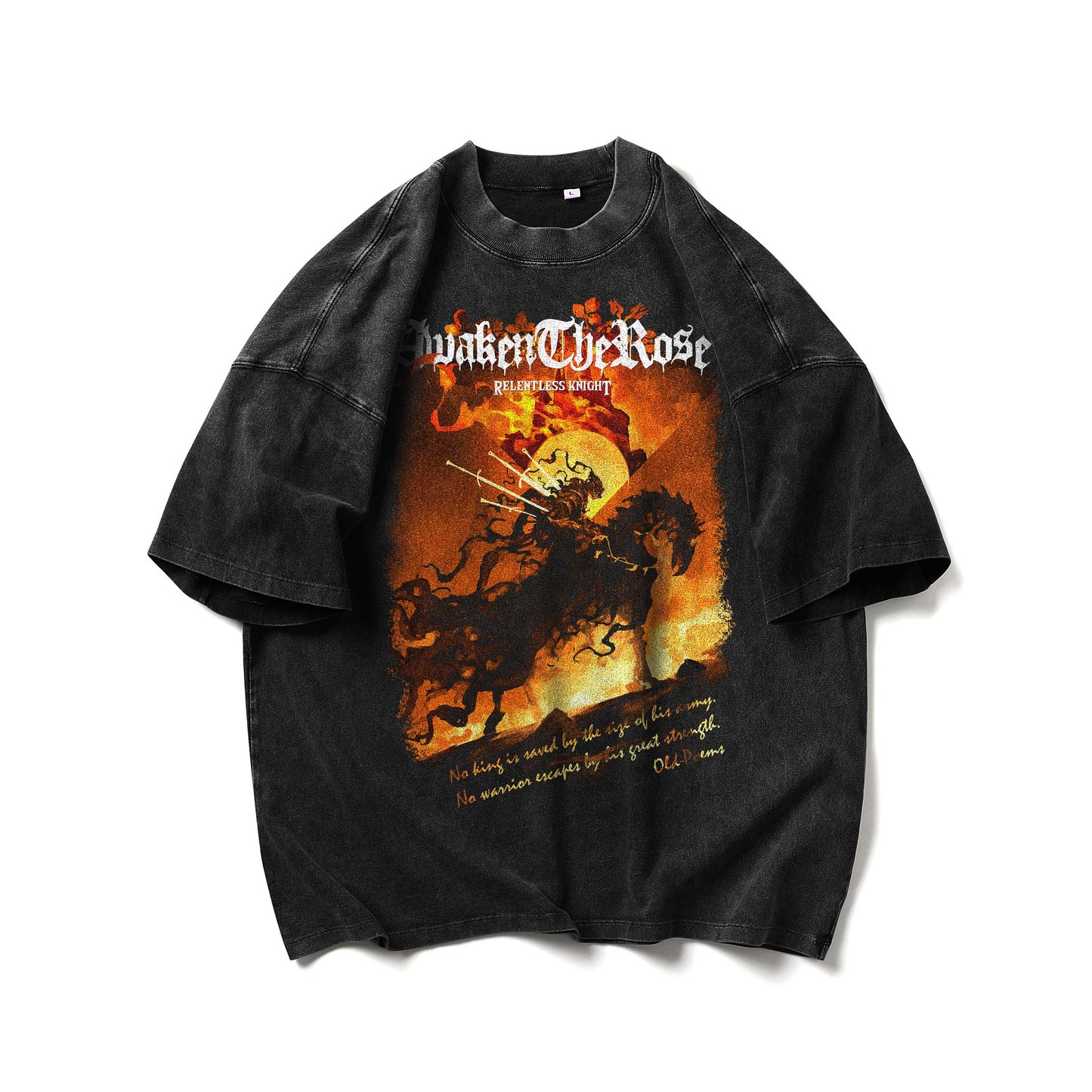 RELENTLESS KNIGHT - Washed Vintage T-shirt