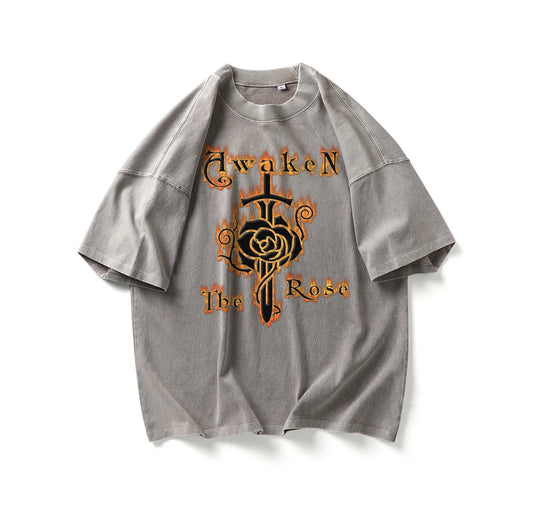 AWAKEN THE ROSE - Washed Khaki