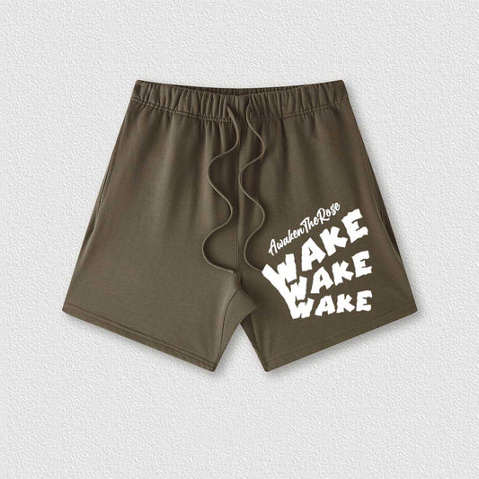 ROLLED SHORTS - Brown